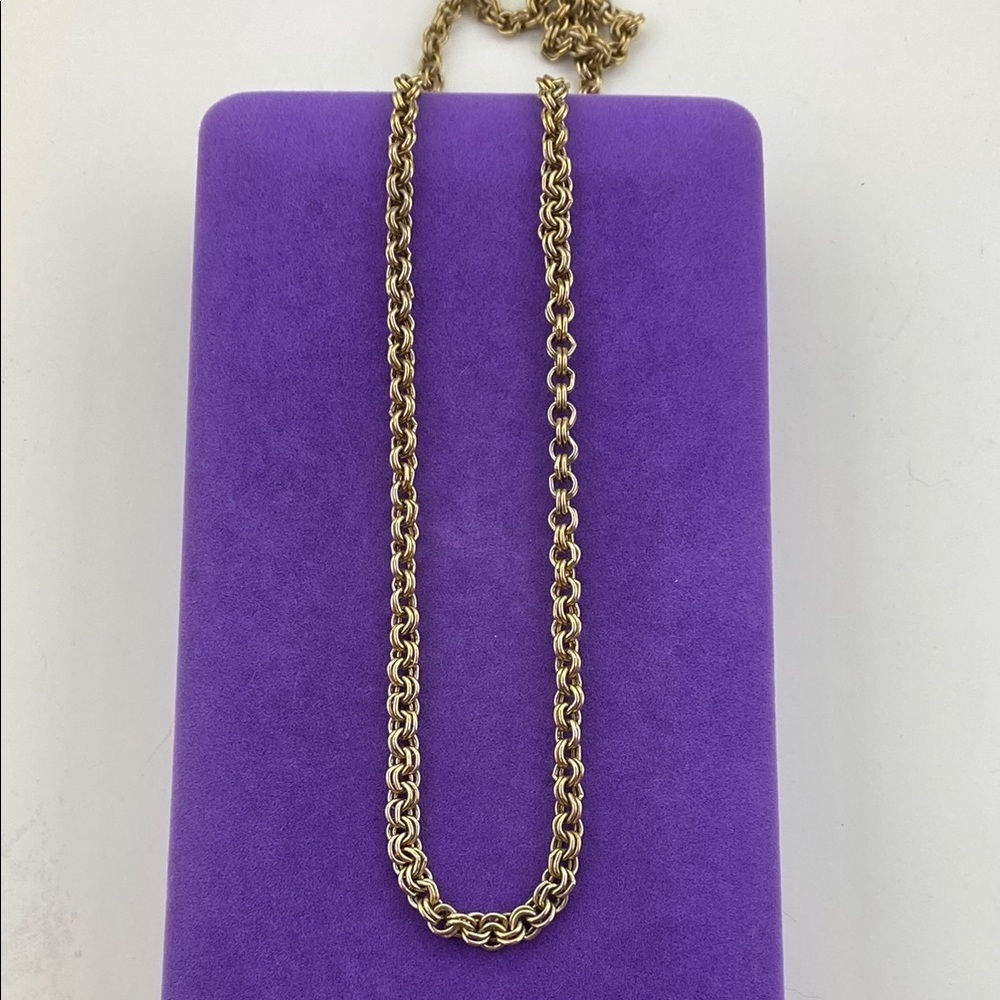 💛 Vintage Gold Plated Chain Necklace